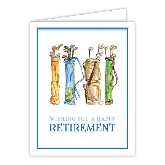 Golf Retirement Greeting Card