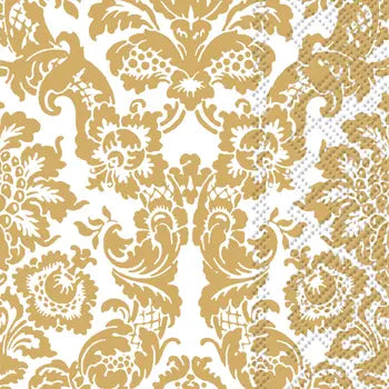 Palais White Gold Guest Napkin