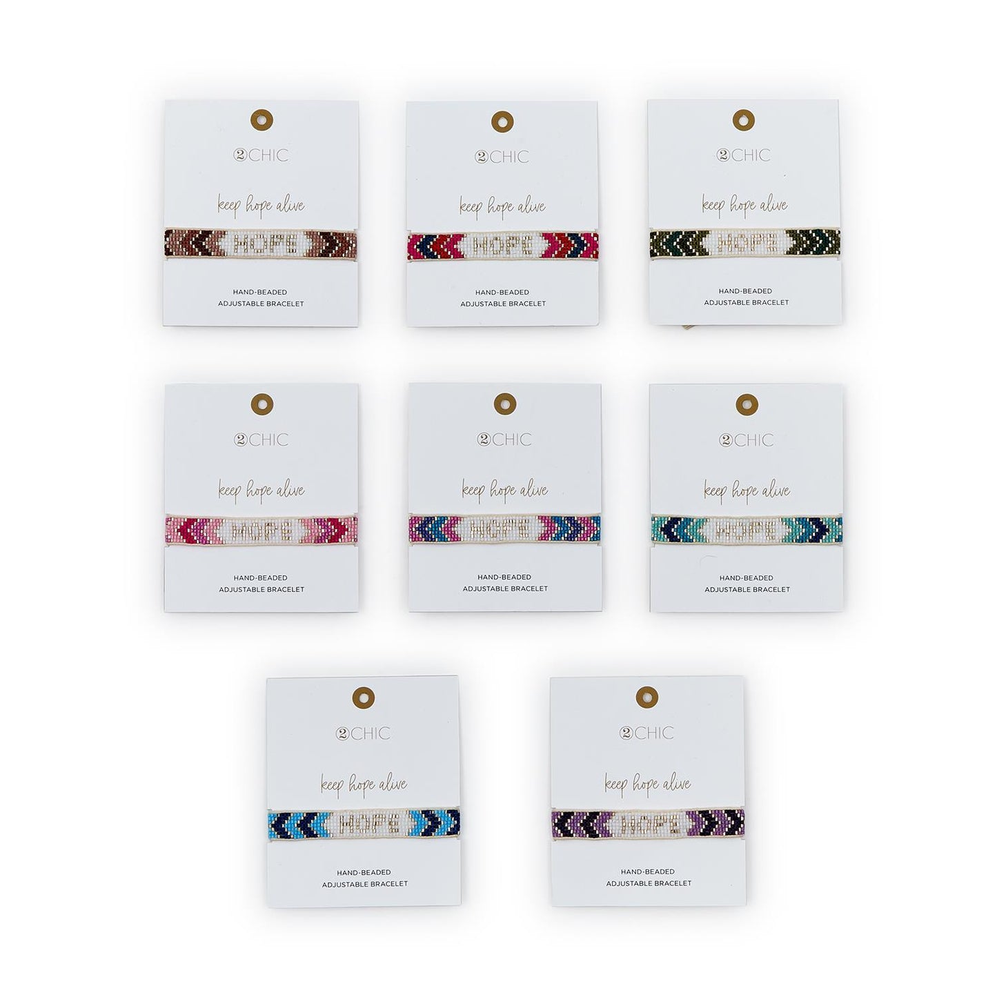 Hand Beaded Hope Bracelet