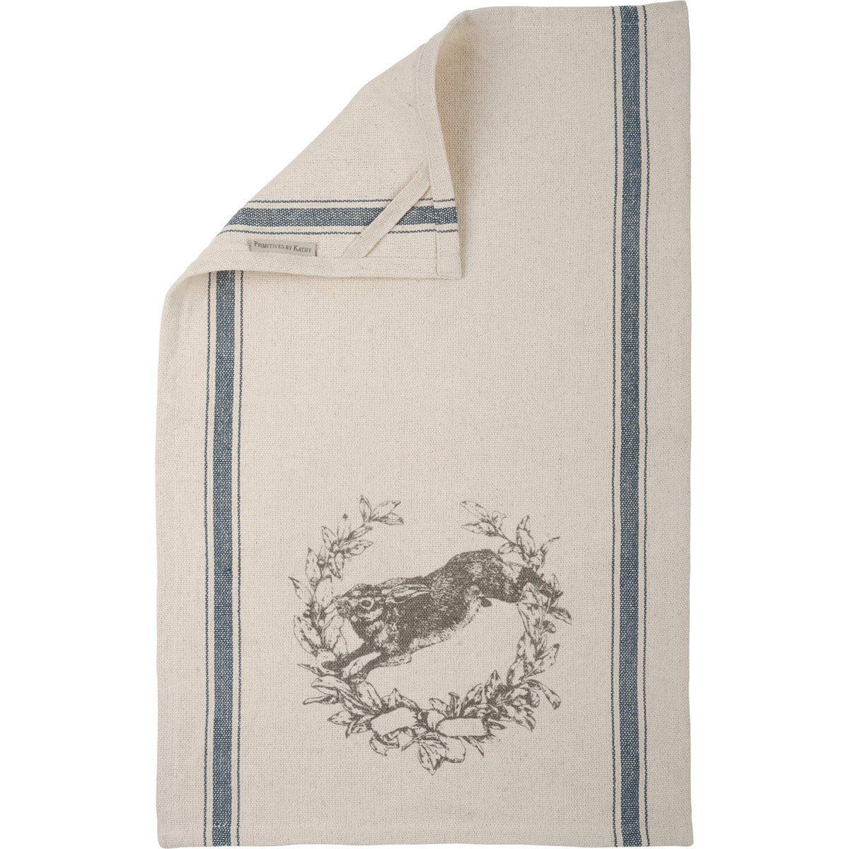 Jumping Rabbit Tea Towel