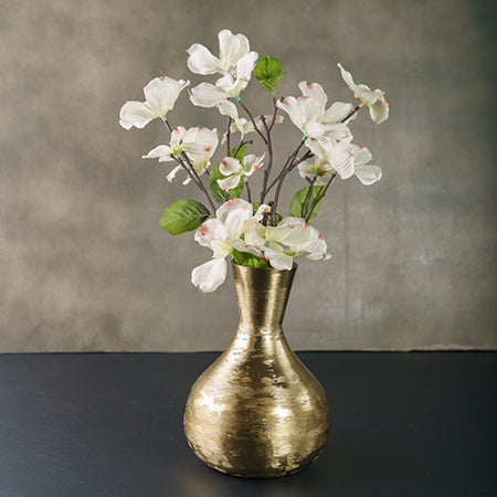 Gold Etched Vase
