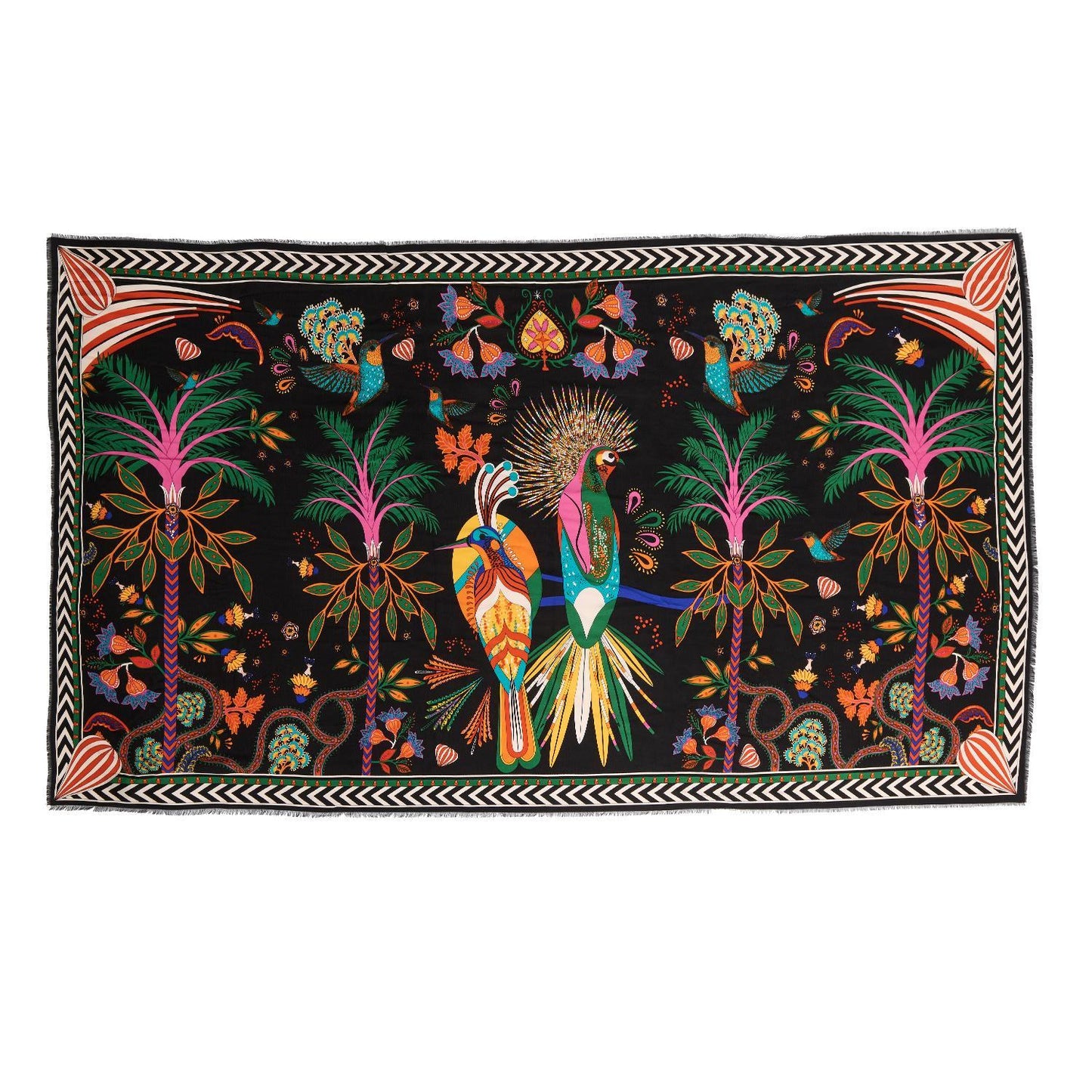 Magic India Black Scarf