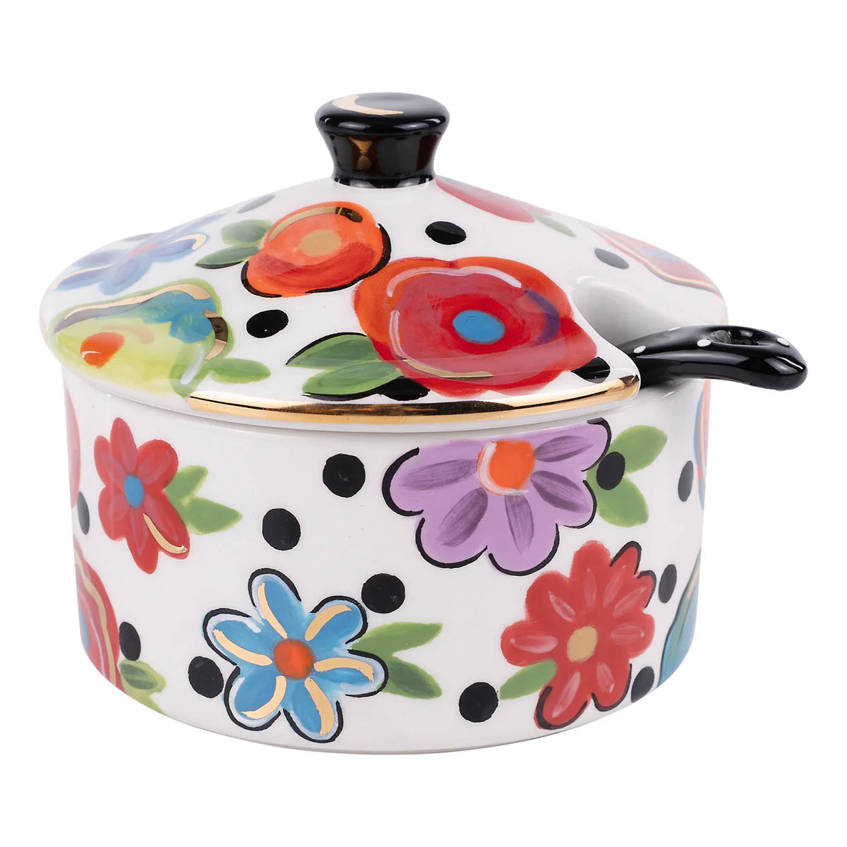 Polka Dot Salt Dish