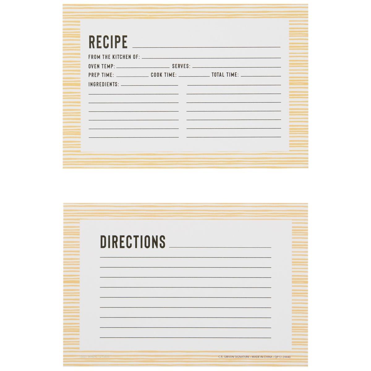 Bloom Recipe Cards