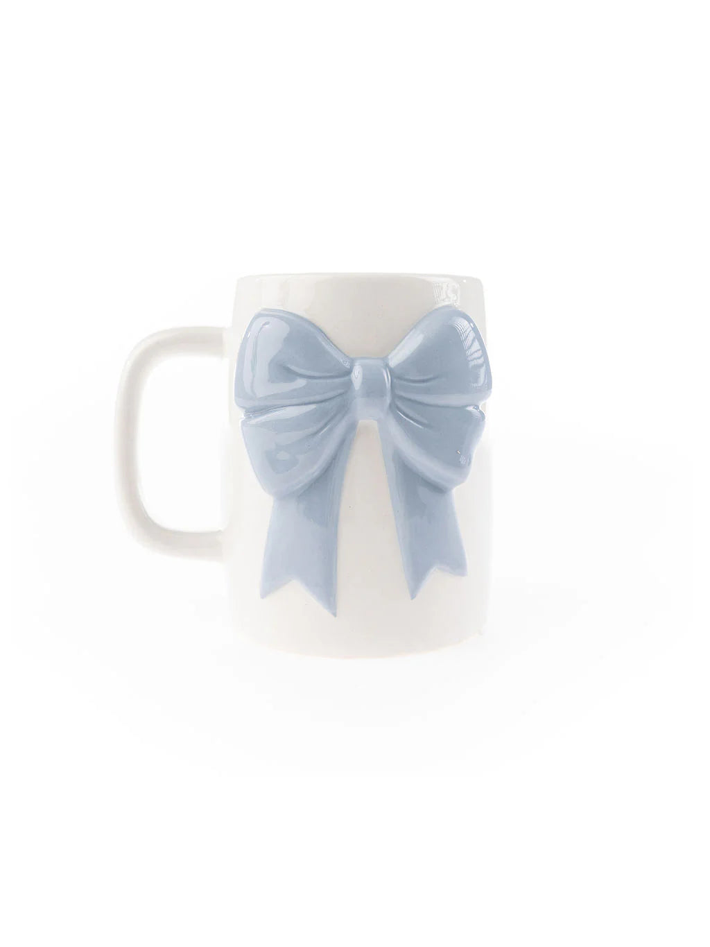 Ceramic Bow Mug Blue