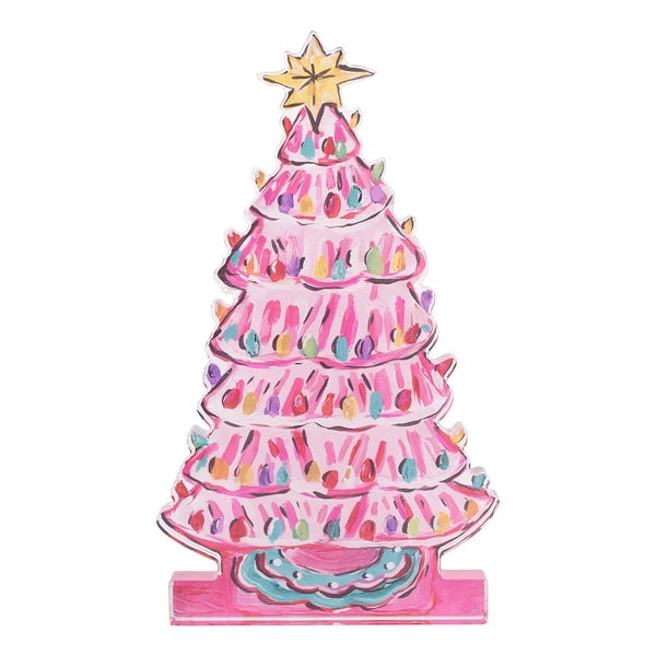 Vintage Pink Tree Acrylic Stand