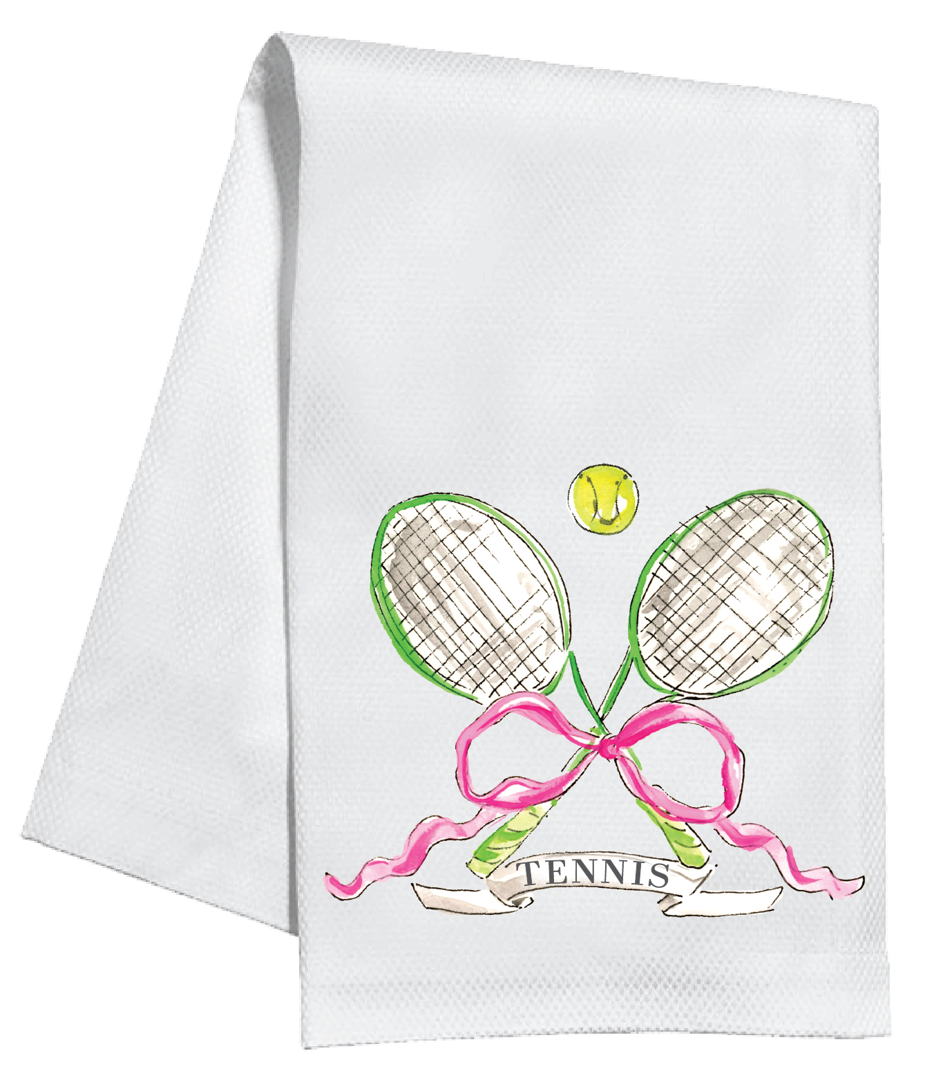 Tennis Bow Kitchen Towel