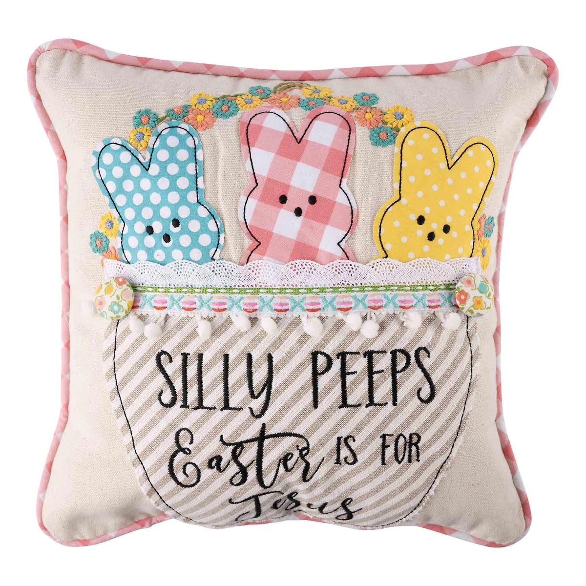 Peeps Basket Pillow