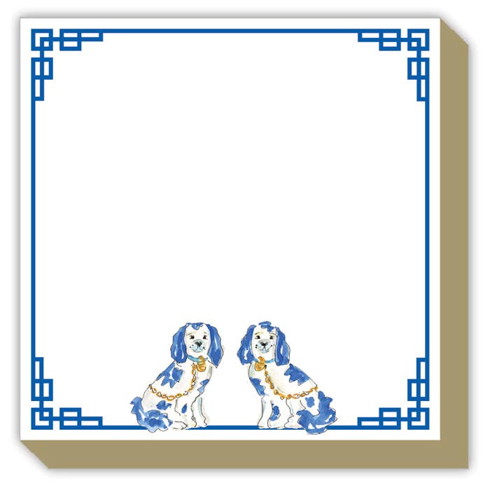 Staffordshire Dogs Luxe Notepad