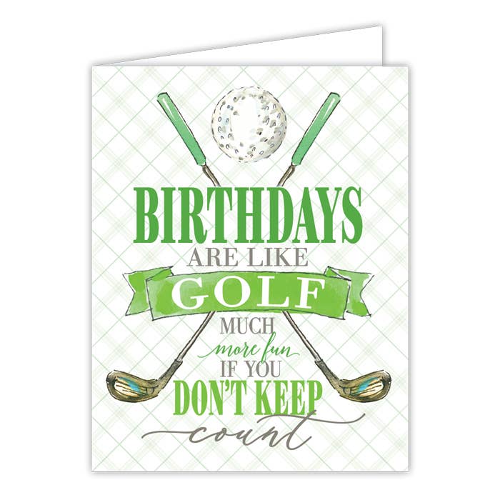 Like Golf Greeting Card