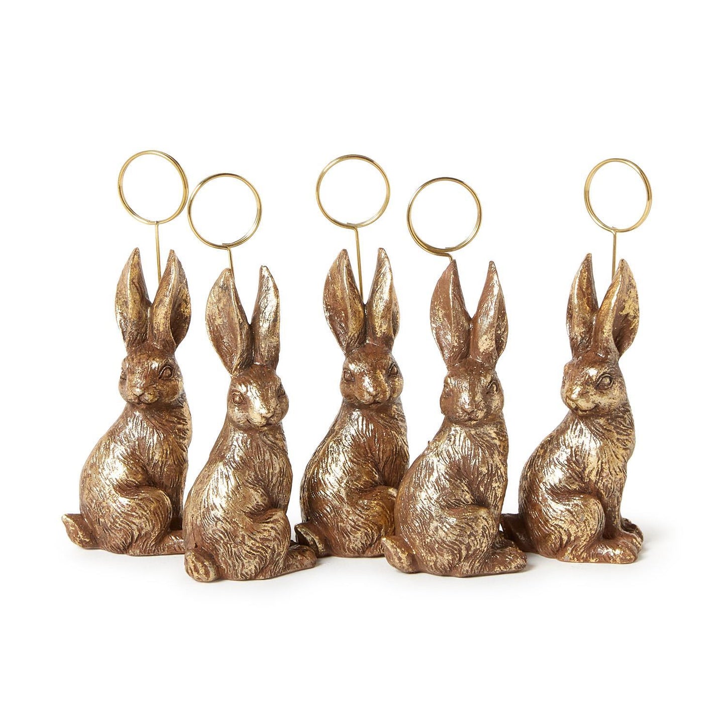Golden Bunny Place Card Holder