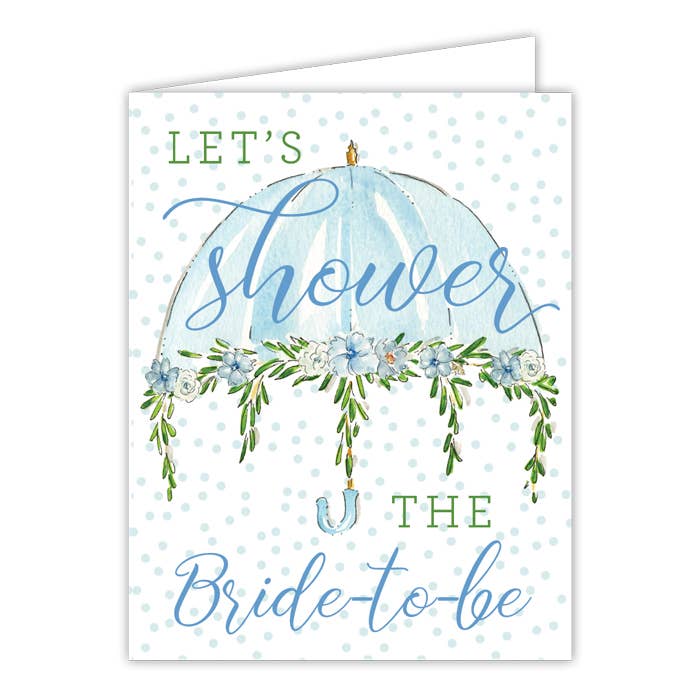 Let's Shower Greeting Card