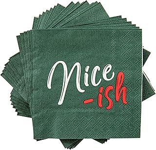 Nice-ish Cocktail Napkin