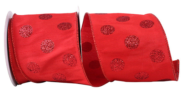 Dupioni Glitter Dots