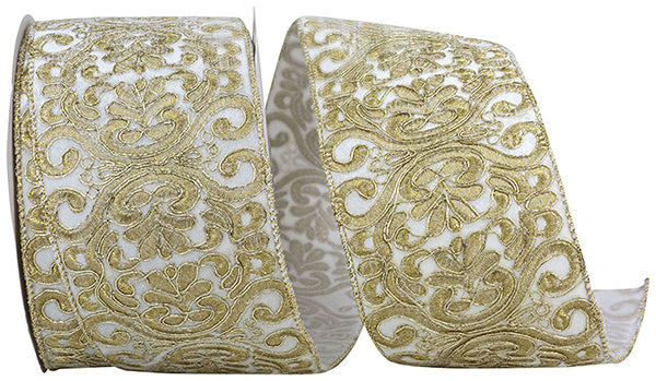 Filigree Embroidery Velvet