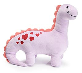 Plush Valentine Brontosaurus