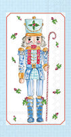 Blue Nutcrackers Guest Napkin