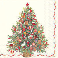 Christmas Tree Cocktail Napkin