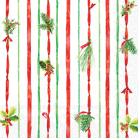 Ribbon Stripe Cocktail Napkin