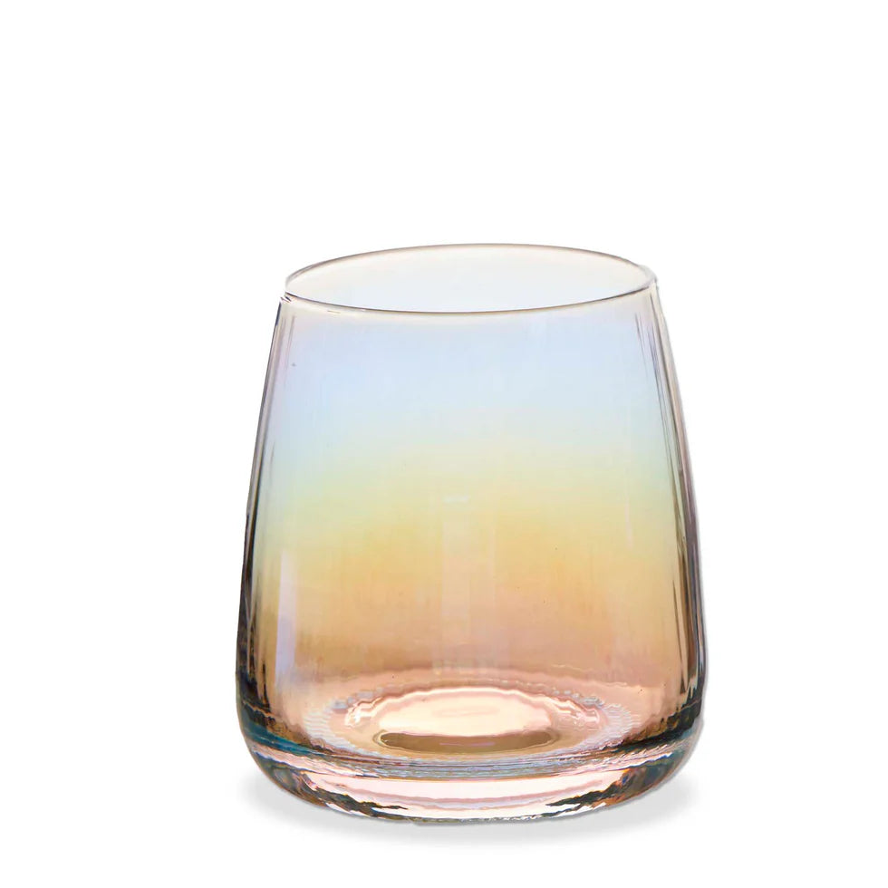 Chelsea Iridescent Stemless Glass