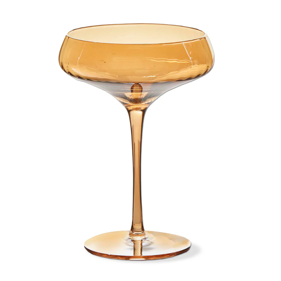 Chelsea Coupe Glass Amber