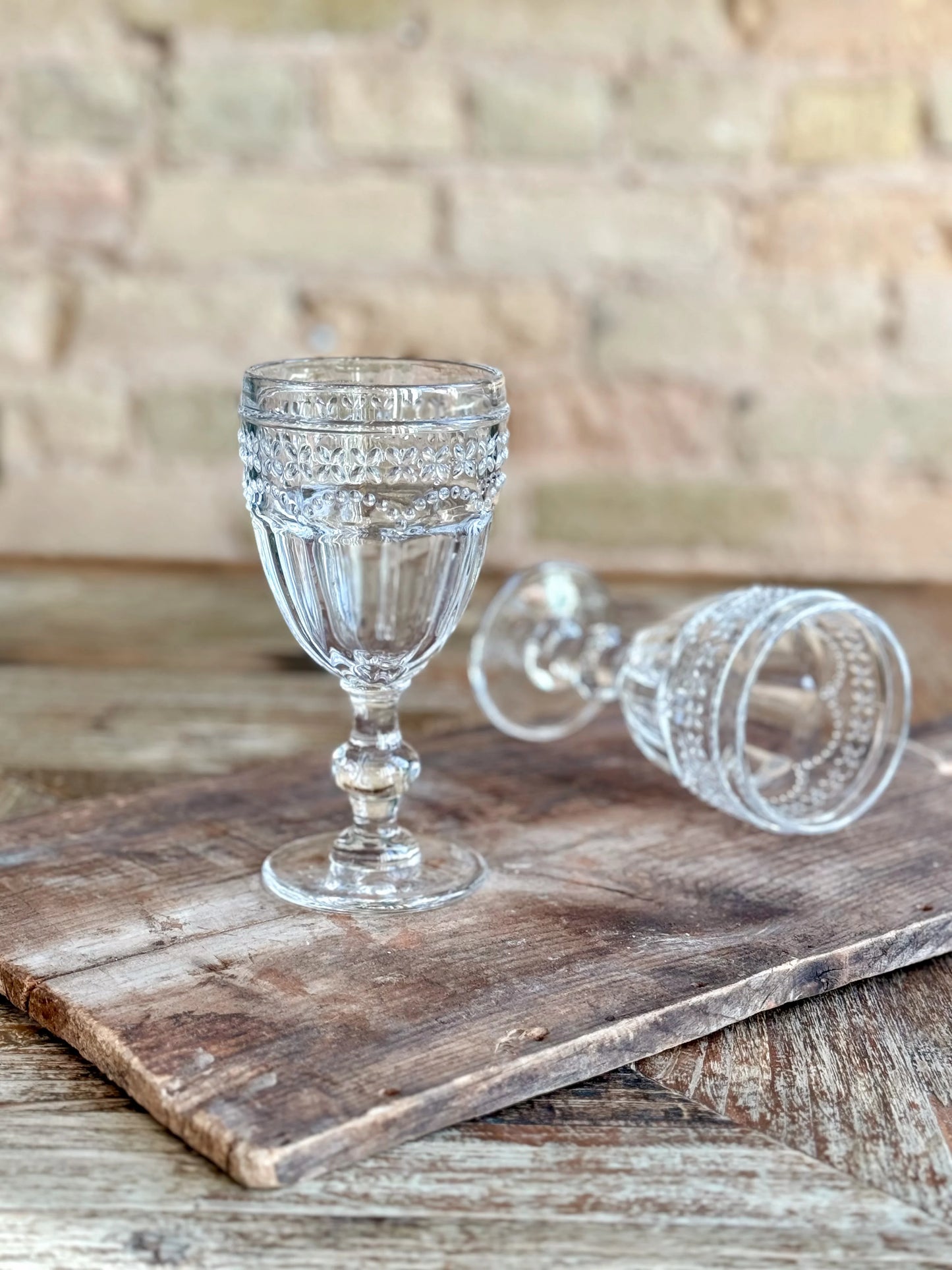 Goblet Rouen Clear