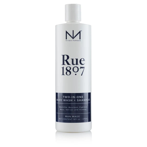Rue 1807 Body Wash & Shampoo 16oz