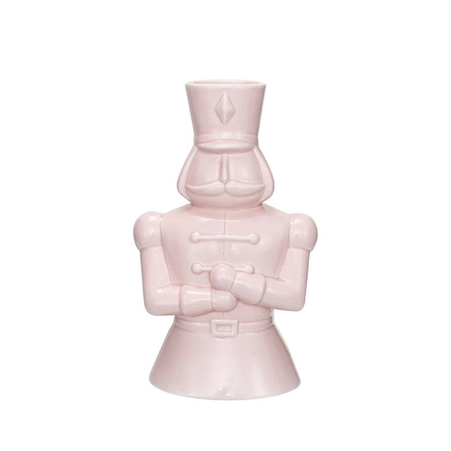 Pink Nutcracker Vase