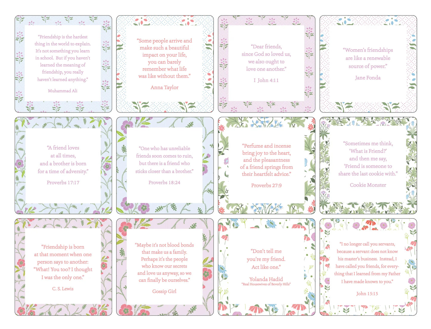 Friendship Verses Set