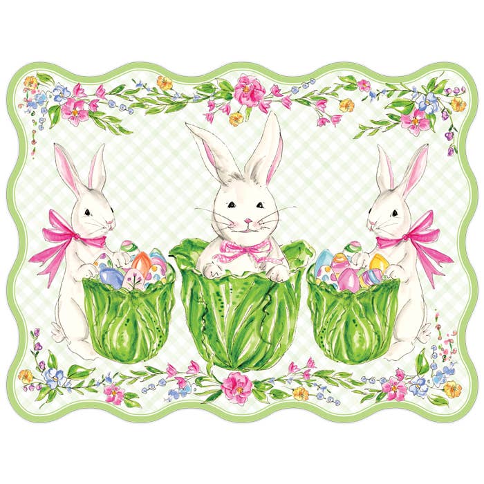 Bunny Trio Posh Placemat