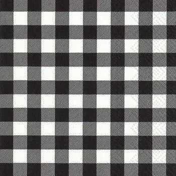 Buffalo Check Black Guest Napkin