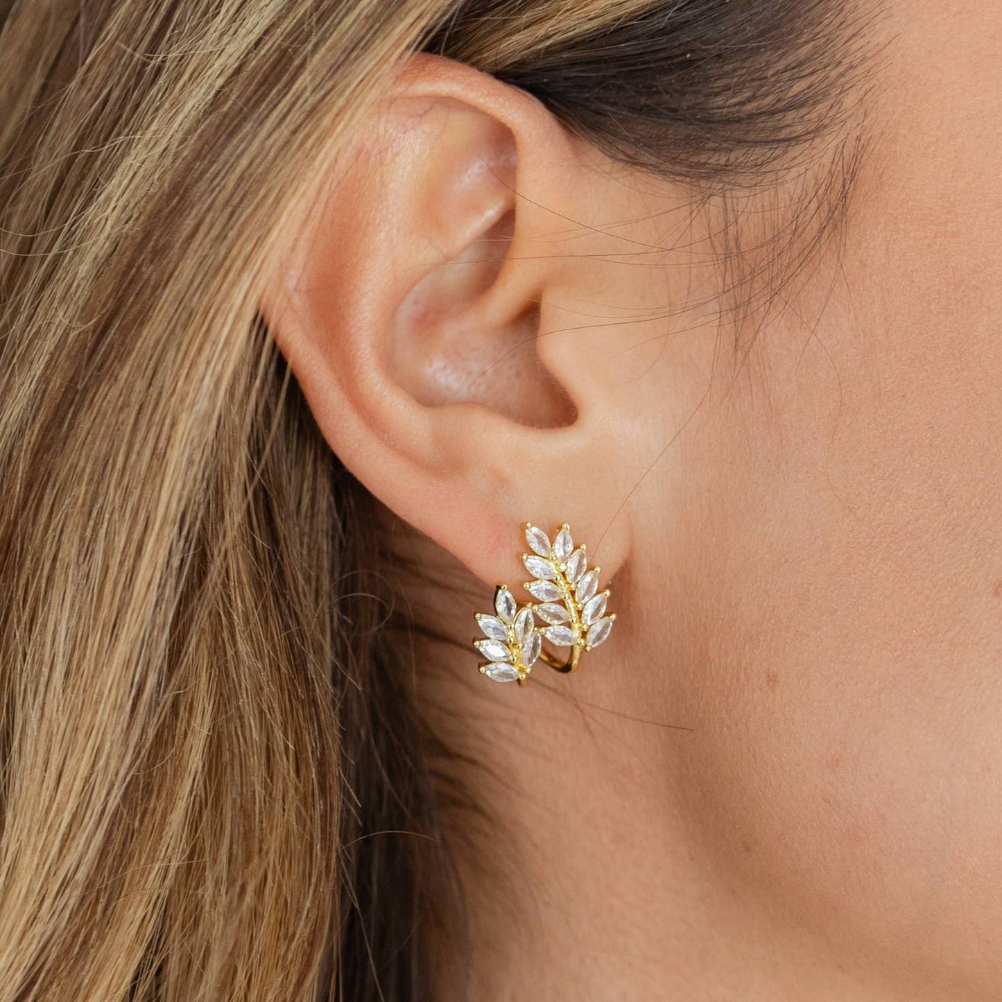 Fun With Nature Hoop Earrings