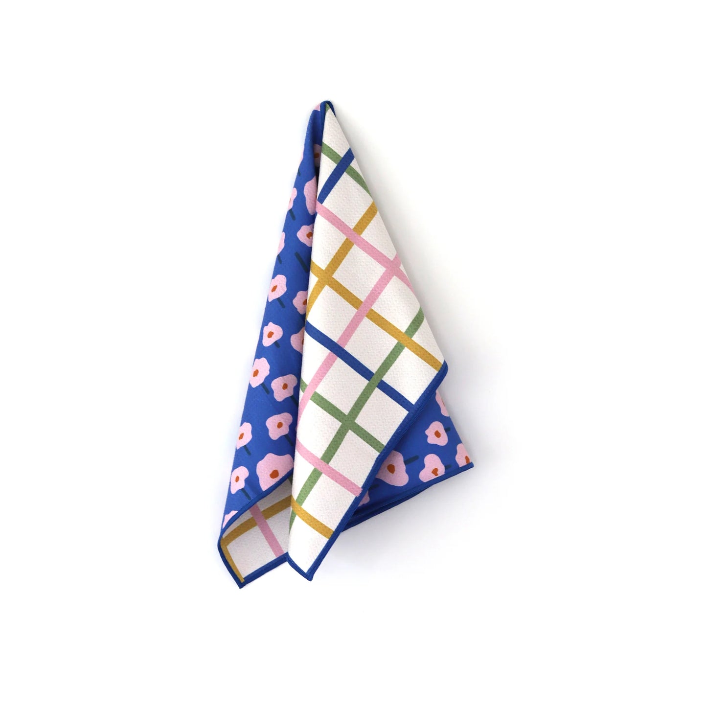 Blue Poppies Microfiber Towel