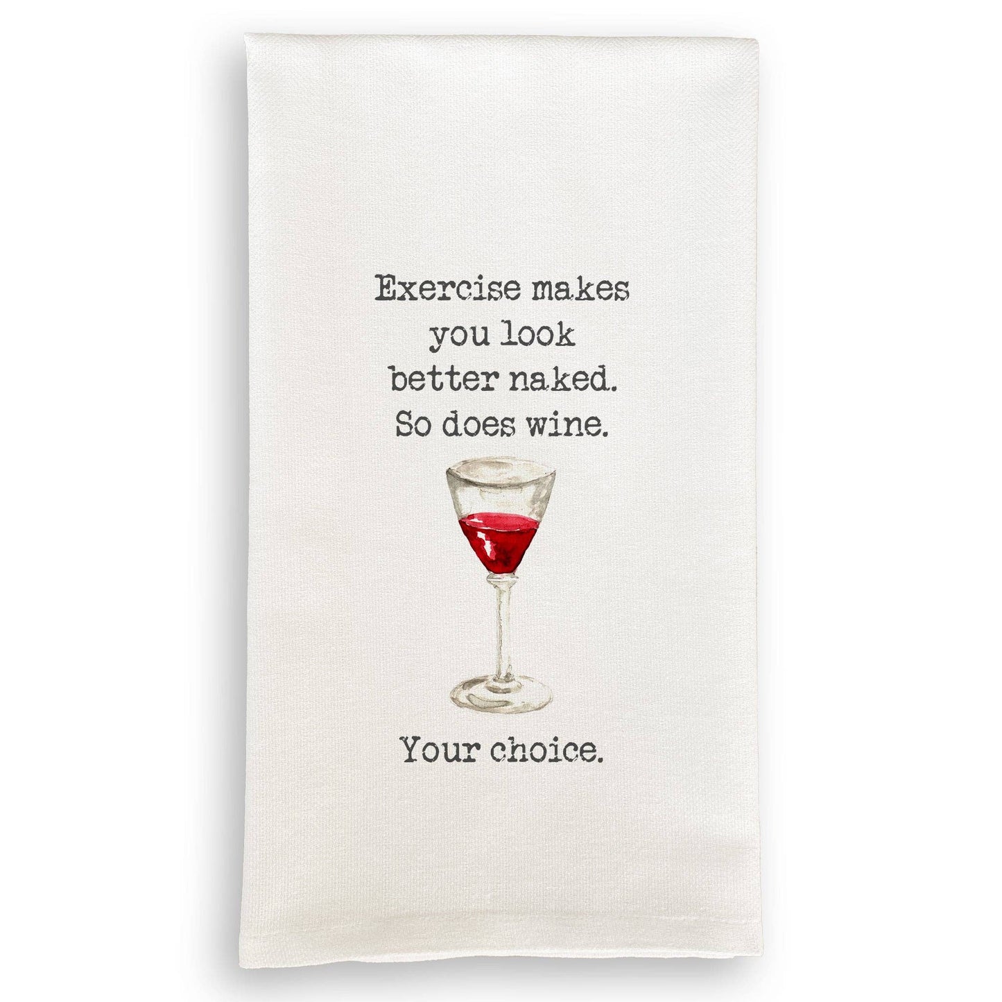 Exercise Tea Towel