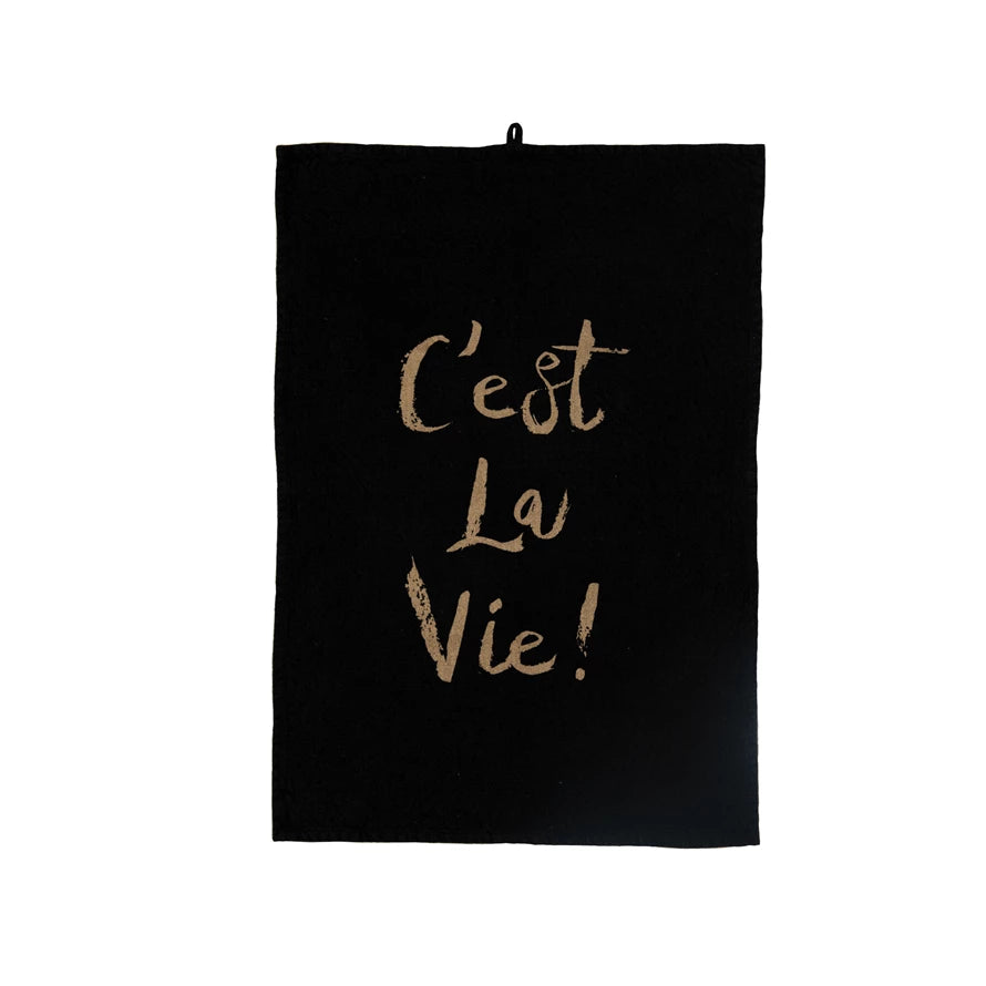 "C'est La Vie!" Towel