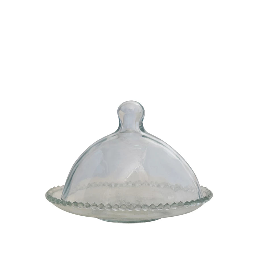 Hobnail Glass Cloche