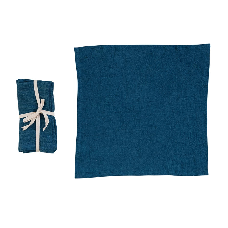 Linen Napkins Navy