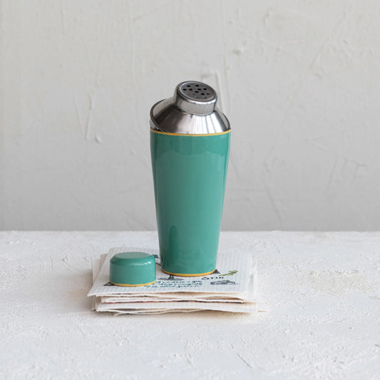 Teal Cocktail Shaker