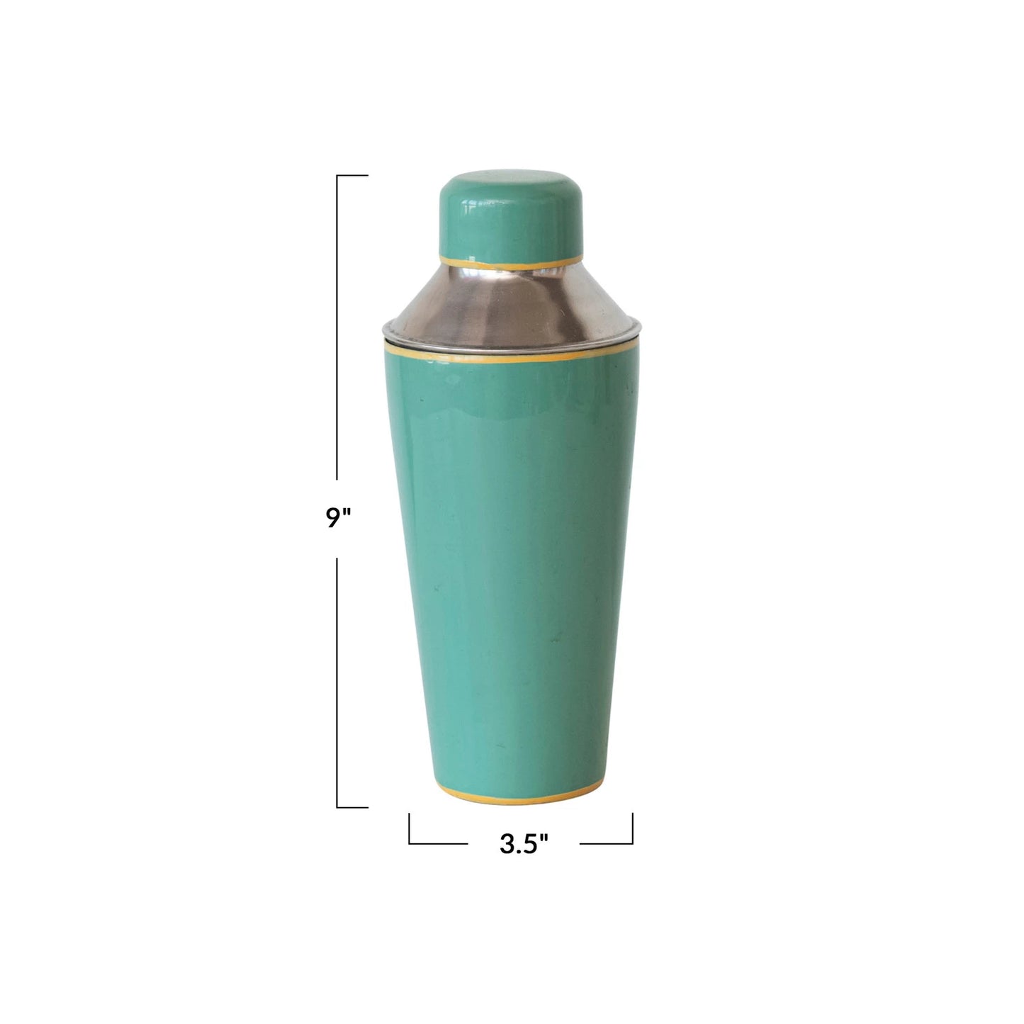 Teal Cocktail Shaker