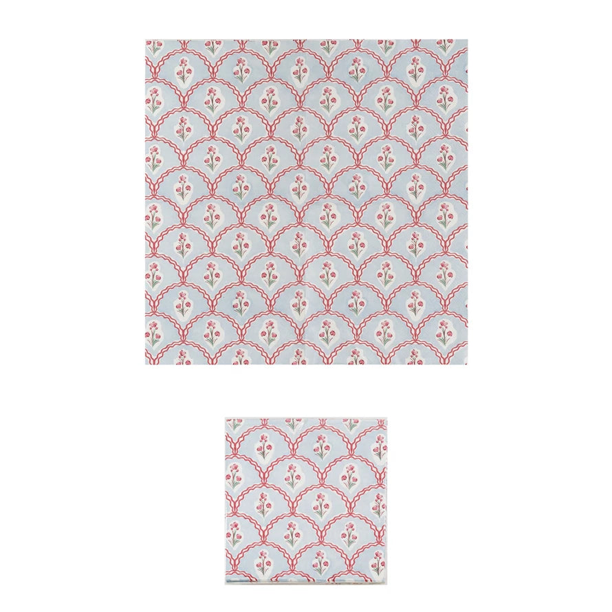 Floral Paper Napkins