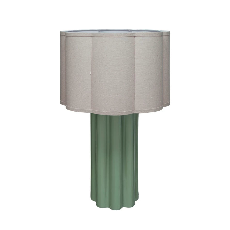 Fluted Table Lamp