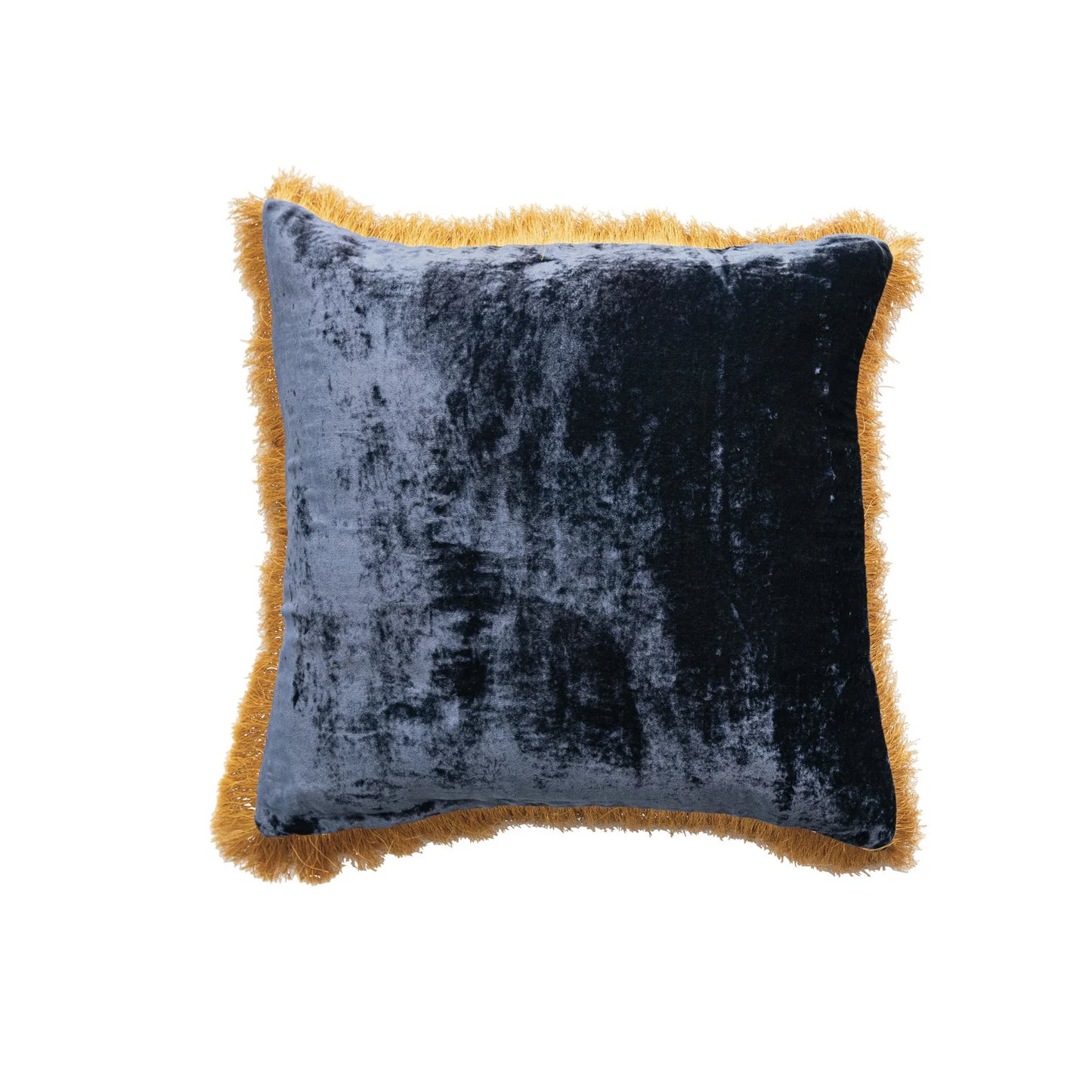 Navy & Gold Velvet Pillow