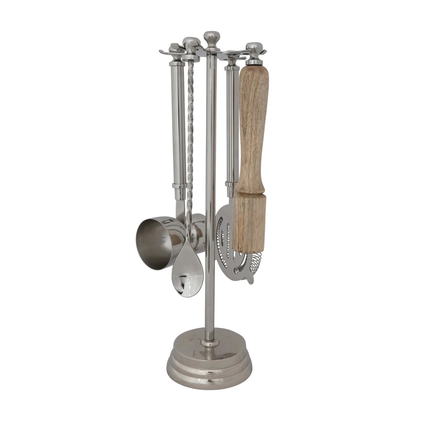 Stainless Steel & Mango Wood Bar Tools