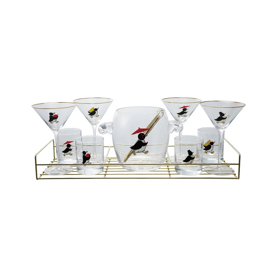 Vintage Reproduction Barware Set