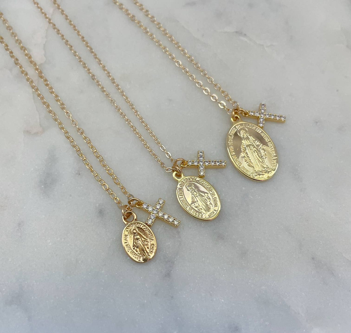 Virgin Mary Miraculous Necklace
