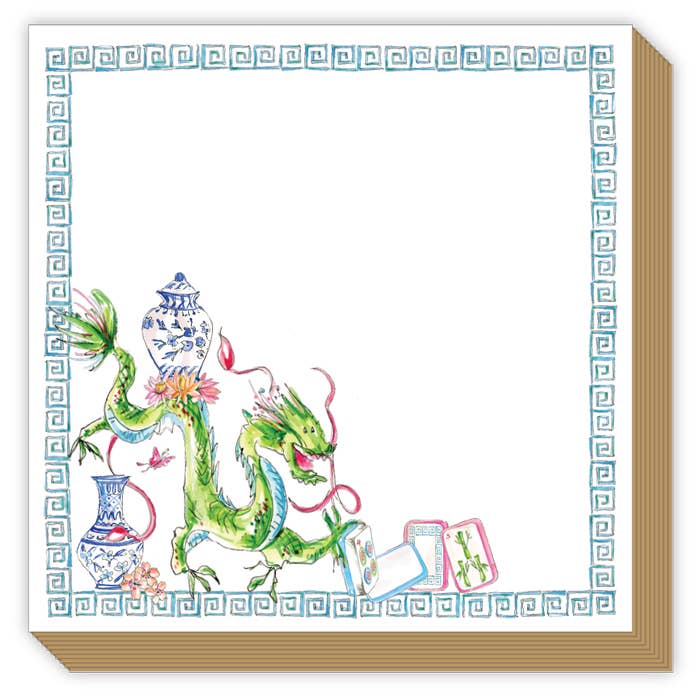 Mahjong Chinoiserie Luxe Notepad