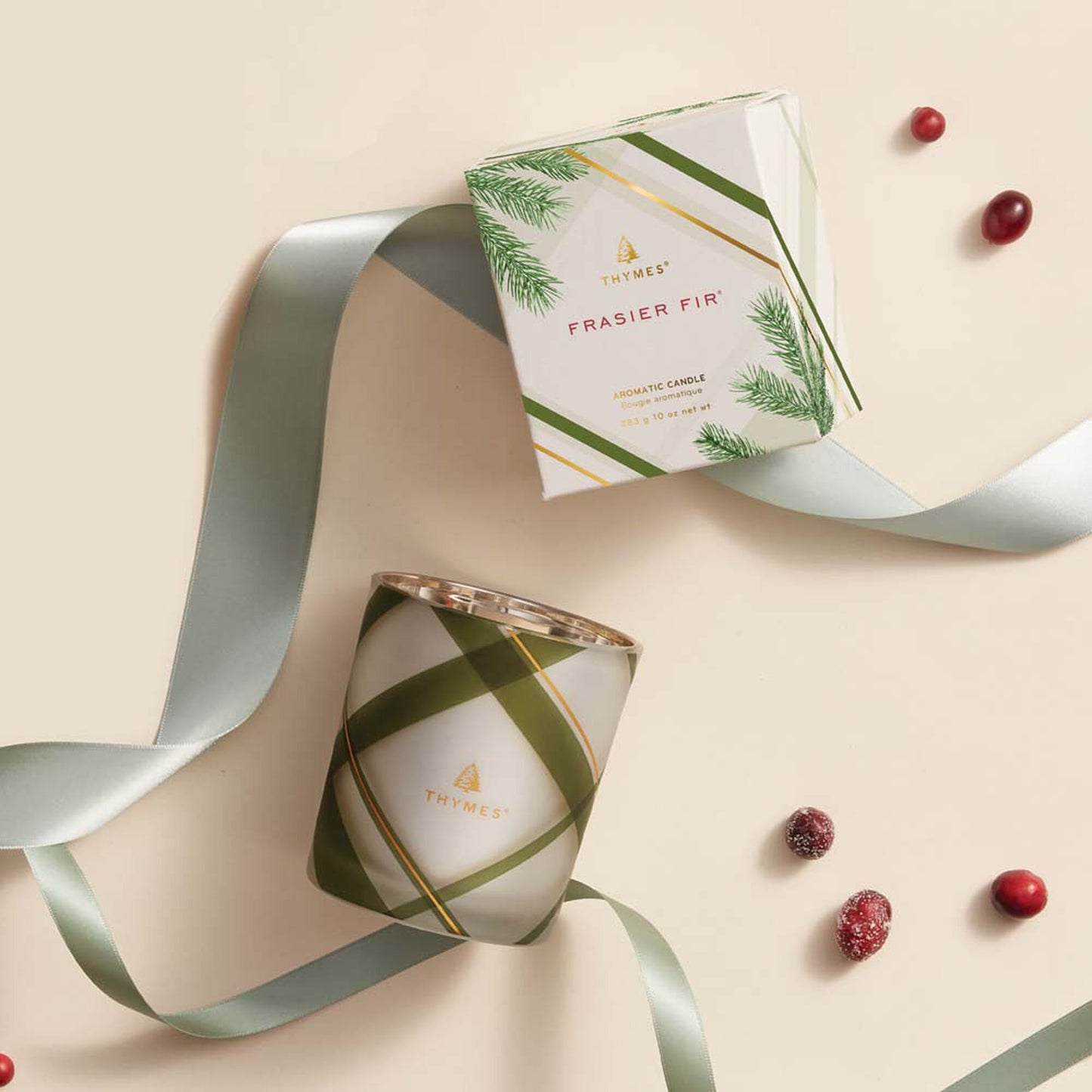 Fraiser Fir Frosted Plaid Med