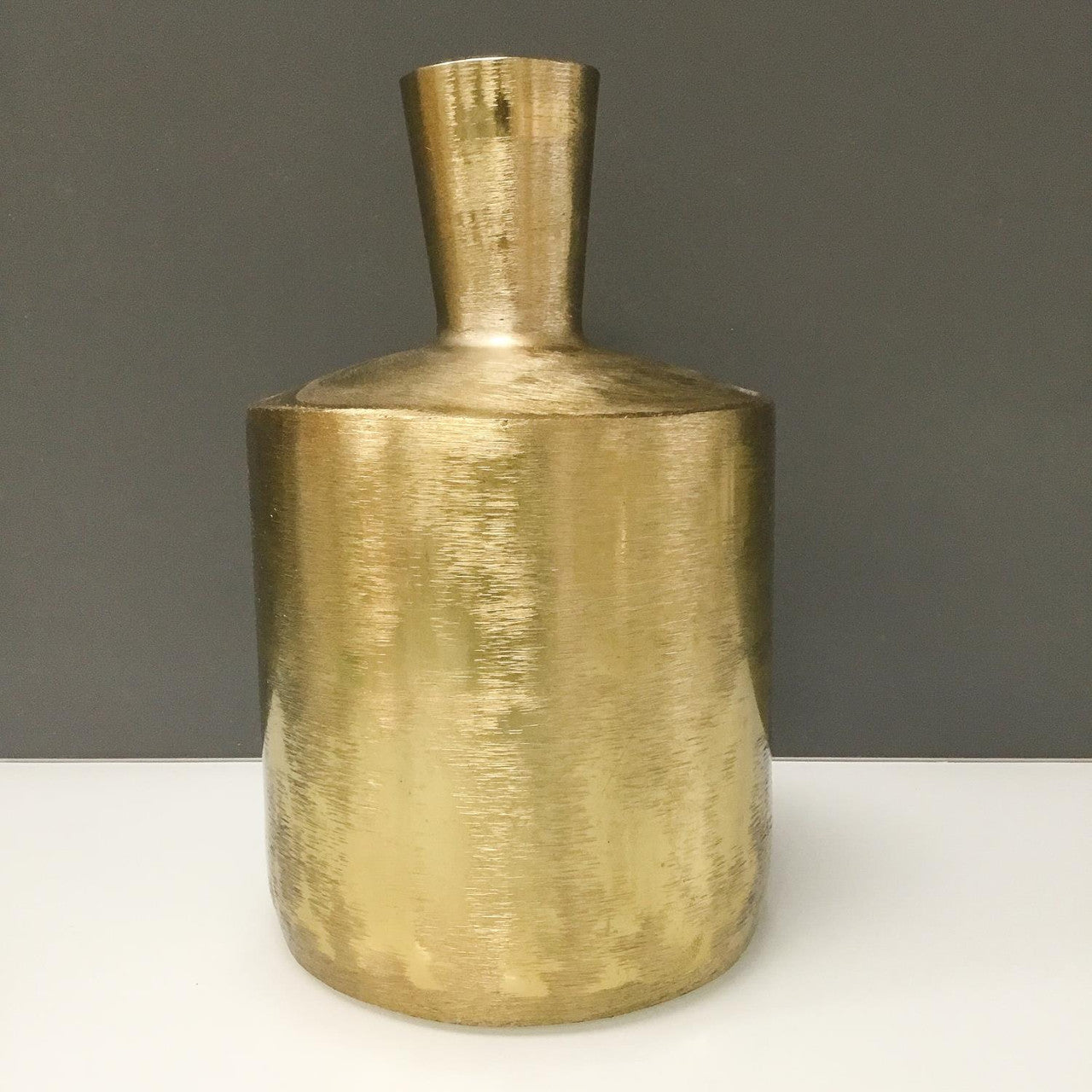 Etched Golden Vase