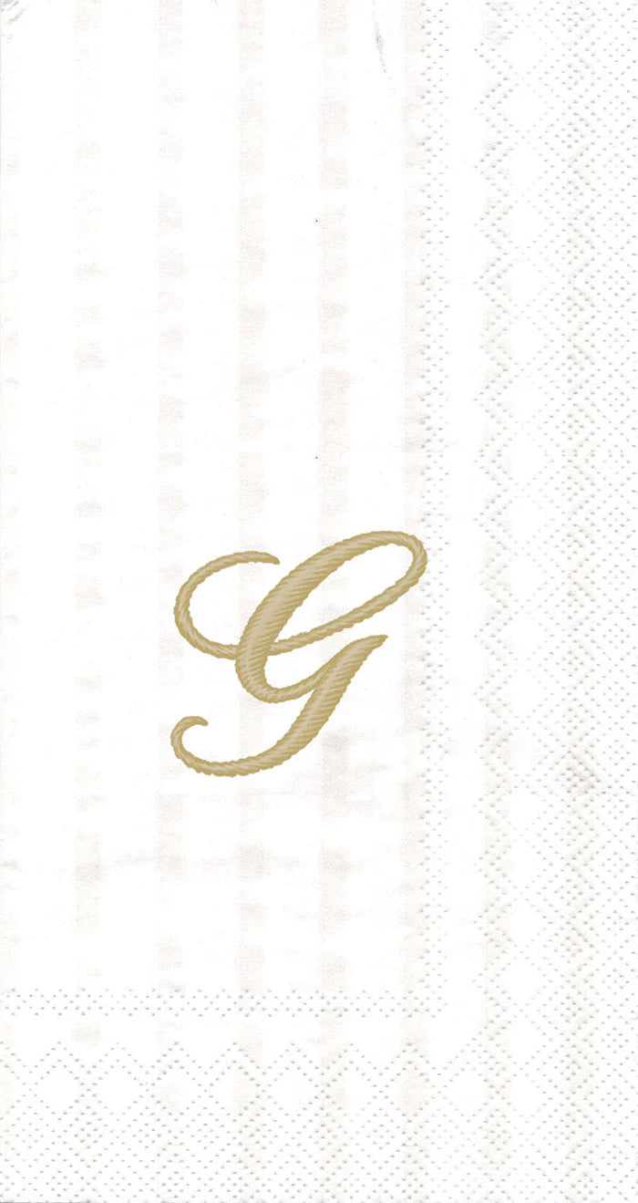 Monogram Guest Towels