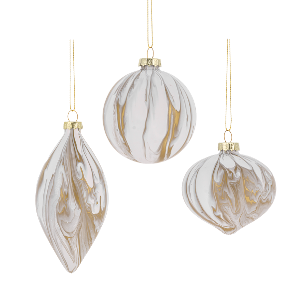 Marbleized Ornament